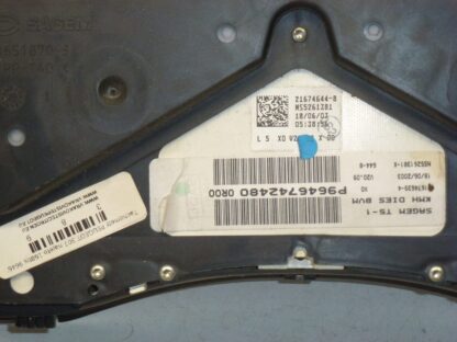 Drehzahlmesser Peugeot 307 168 km 9646742480 0R00 – Bild 3