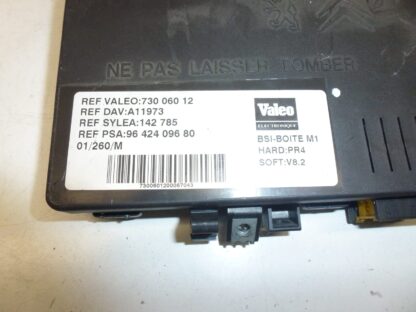 ECU BSI Valeo BOITE M1 9642409680 73006012 – Bild 2