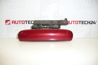 Linker hinterer Türgriff Citroën Xsara rot erfüllt. 9101N4