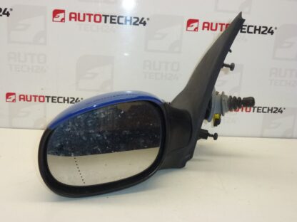 Linker Spiegel blau Peugeot 206 96480955XT 8153KK – Bild 2