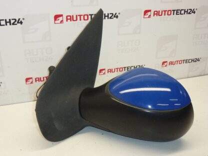Linker Spiegel blau Peugeot 206 96480955XT 8153KK – Bild 4