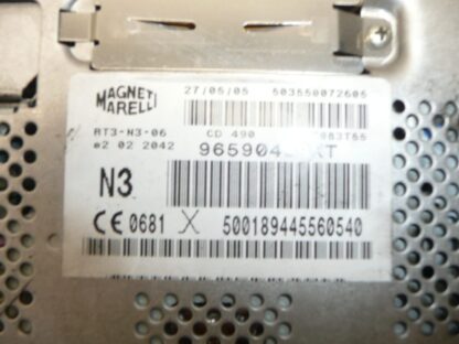Peugeot 307 RT3-N3 96590499XT 6560RQ Autoradio – Bild 3