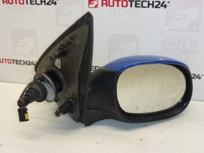 Rechter Spiegel blau Peugeot 206 96480971XT 8149KC – Bild 3