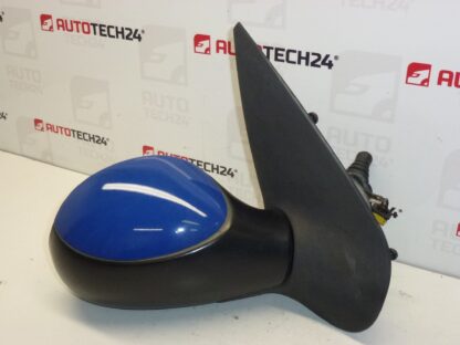 Rechter Spiegel blau Peugeot 206 96480971XT 8149KC – Bild 4