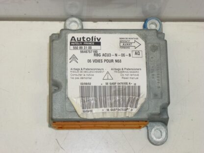 Steuergerät Airbag Citroën Xsara Picasso 550893100 9646757180 8216S2 – Bild 4