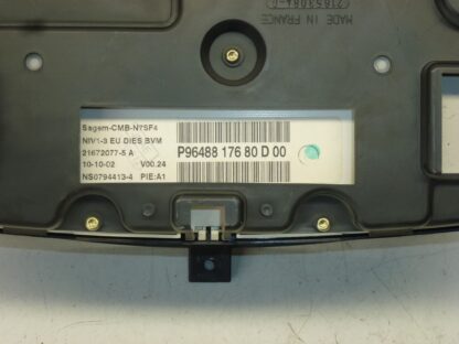 Tachoalarme 262000 km Citroën Xsara Sagem 9648817680 6104TC – Bild 2