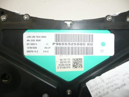 Tachometer Peugeot 307 II Kilometerstand 83k. km 6106R9 – Bild 2