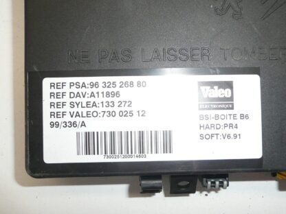 Valeo BSI-BOITE B6 Citroën Xsara PIC 9632526880 – Bild 2