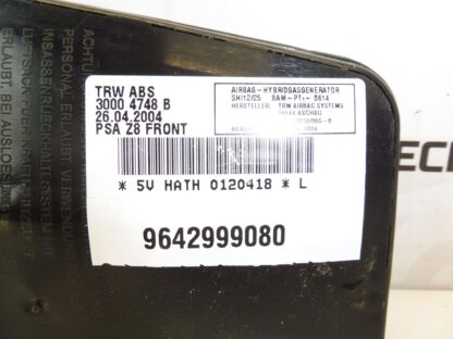 Airbag vorne links Peugeot 607 9642999080 30004750 8216L3 – Bild 4