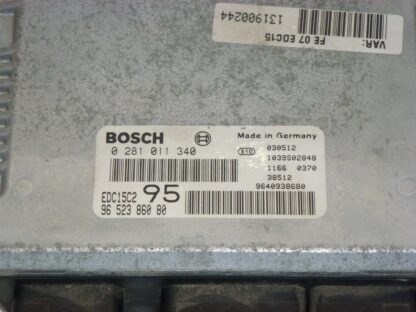 ECU Bosch EDC15C2 jungfräulich 9652386080 0281011340 – Bild 2
