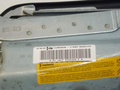 Sitzairbag hellgrau links Citroën C2 C3 96462517ZQ 8216Q8 – Bild 3