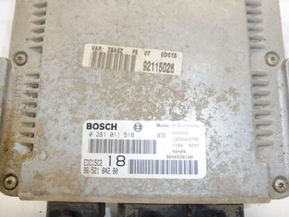 Steuergerät Bosch EDC15C2 2.2 HDI 0281011516 9652184280 1940E6 – Bild 4