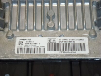 Steuergerät Siemens SID 803A 9661642180 5WS40388C-T – Bild 3