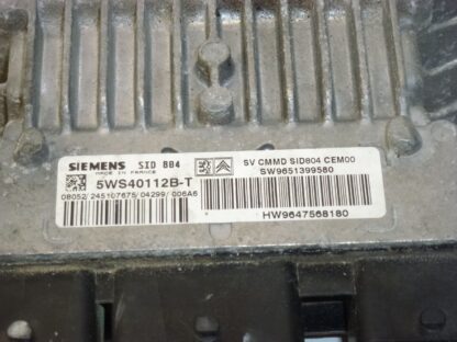 Steuergerät Siemens SID 804 Citroën Peugeot 5WS40112B-T 1942G3 – Bild 3