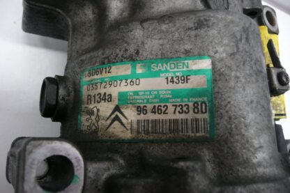 Klimakompressor Sanden SD6V12 1439F 9646273380 6453KS – Bild 2