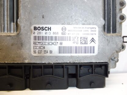 ECU Citroën Peugeot Bosch EDC16C34 9663755480 0281013868 1942PV – Bild 4