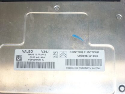 ECU Valeo V34.1 Citroën Peugeot 9675916480 1943JC – Bild 3