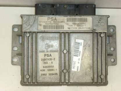 Steuergerät Sagem S2000-1 1.8 16V 9644674980 9647007580 – Bild 3