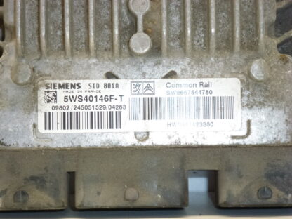 Steuergerät Siemens SID 801A Citroën Peugeot 9647423380 5WS40146F-T – Bild 4