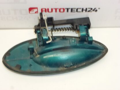 Türgriff hinten links Citroën C5 I und II 9631831077 9101S7 grün – Bild 4