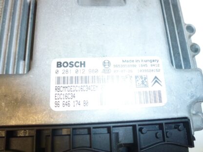 ECU Bosch EDC16C34 Citroën Peugeot 0281012980 9664617480 – Bild 3