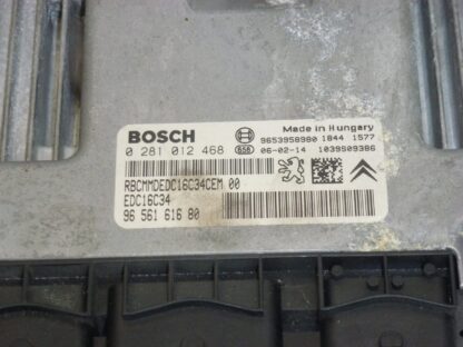 Einheit Bosch EDC16C34 Citroën Xsara Picasso 0281012468 9656161680 – Bild 4