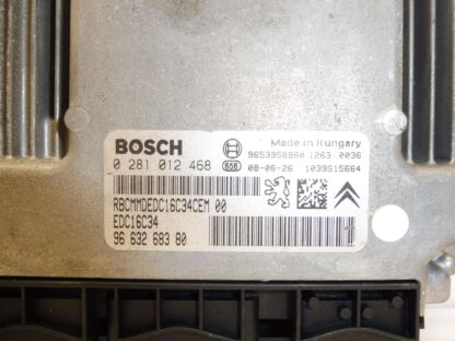 Einheit Bosch EDC16C34 Citroën Xsara Picasso 0281012468 9663268380 – Bild 4