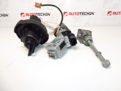 Satz Schlösser und 2 Schlüssel Citroën Peugeot 4162KF 1609233980 4162KF – Bild 2