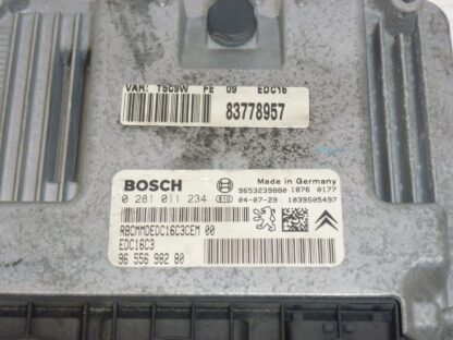 Steuergerät Bosch EDC16C3 0281011234 1.6 HDI 1940XC – Bild 3