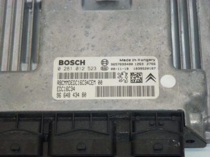 Steuergerät Bosch EDC16C34 0281012523 9664843480 – Bild 4