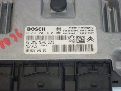 Steuergerät Bosch ME7.4.5 0261201610 9663394680 194096 – Bild 2