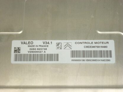 Steuergerät Valeo V34.1 Citroën Peugeot 9666591380 1943XS – Bild 2