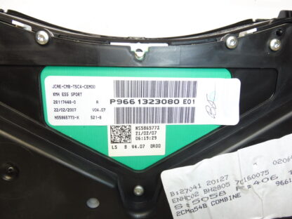 Tacho Peugeot 307 Laufleistung 139.000 km 9661323080 – Bild 2