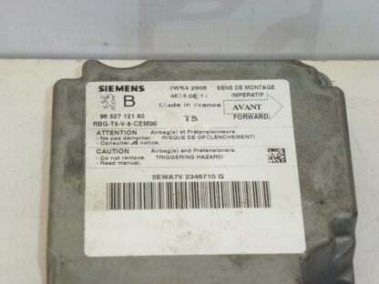 Siemens Peugeot 307 Airbageinheit 9652712180 6545HE – Bild 2