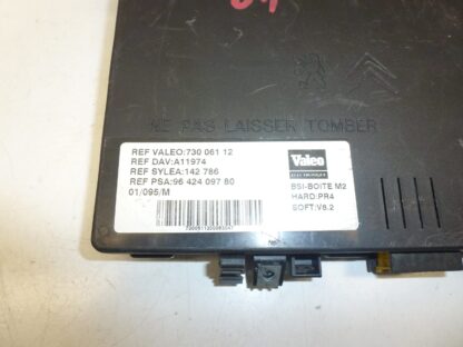 Steuergerät BSI Valeo BOITE M2 9642409780 73006112 – Bild 2