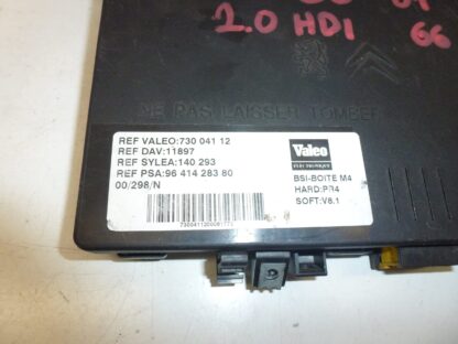 ECU BSI Valeo BOITE M4 9641428380 73004112 – Bild 2