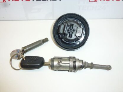 Citroën C2 C3 Schlosssatz 3 Schlüssel 4162FP – Bild 2