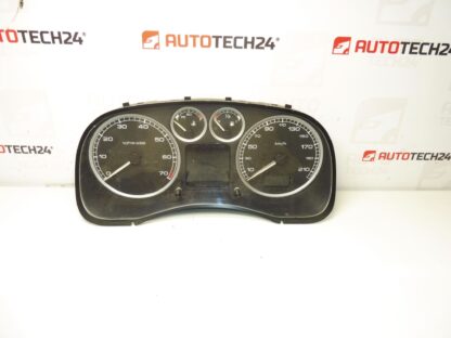 Peugeot 307 Tachometer Laufleistung 198.000 km 9636708280 6103f7
