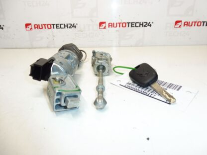Schlosssatz plus Peugeot 301 Funkschlüssel 9678792480 – Bild 2