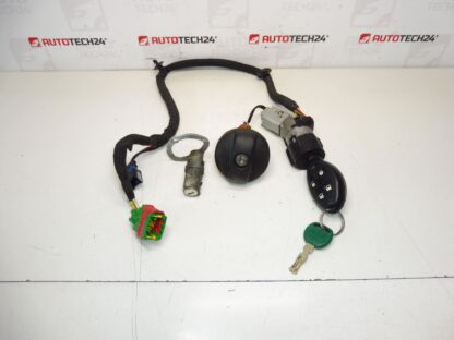 Set von Schlössern und Citroën C8 + 1 Schalterbox 4162Y4 4162Y2