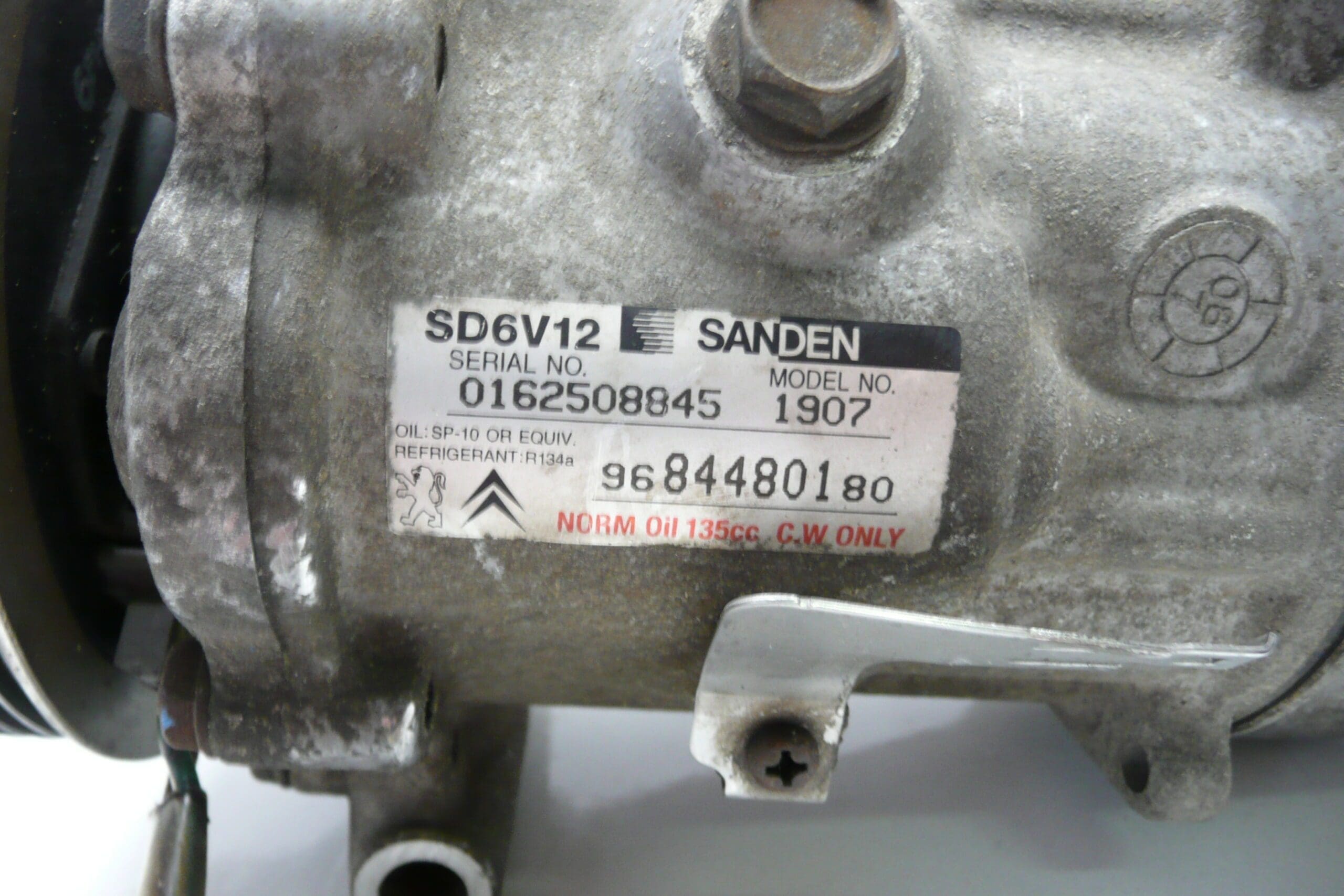 Klimakompressor Sanden SD6V12 1907 Citroën Peugeot 9684480180 6453XP – Bild 2