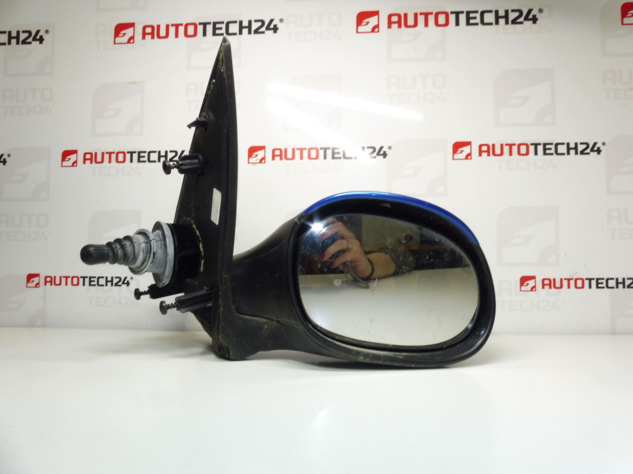 Rechter Spiegel Peugeot 206 KMFD 96437171XT 8148XY – Bild 2